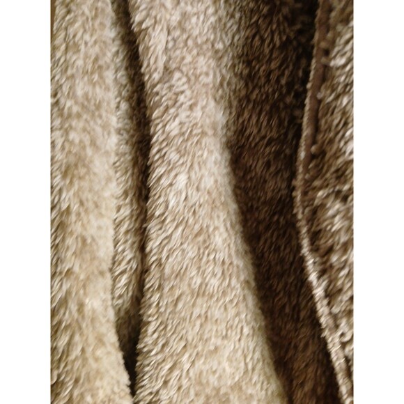 Cuddl Duds Super Soft Fuzzy Cardigan W/Pockets Light Brown Womens Large Soft - Picture 9 of 16